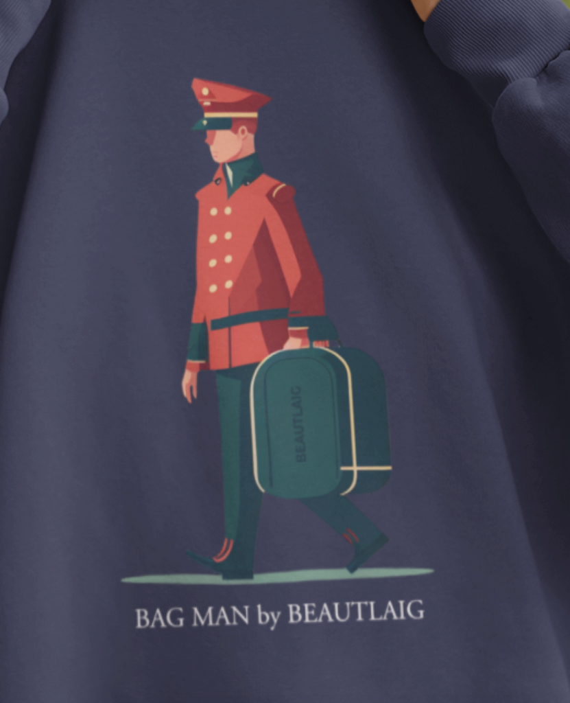 BEAUTLAIG x Champion Collab - Bag Man Sweatshirt
