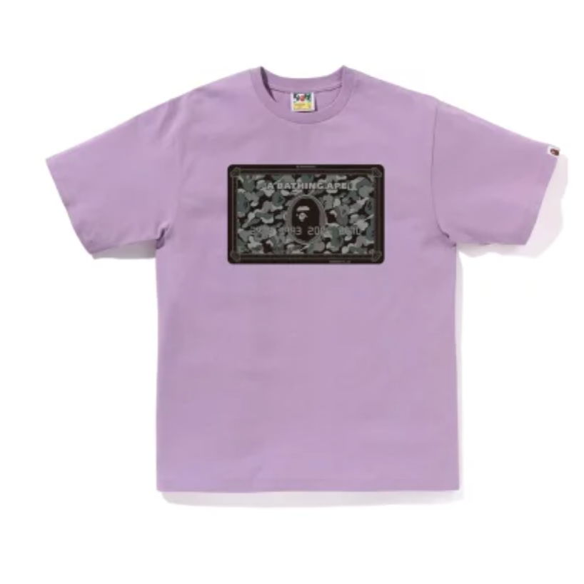 BAPE Credit Card Tee (Purple)