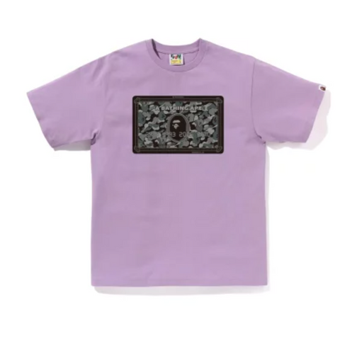 BAPE Credit Card Tee (Purple)