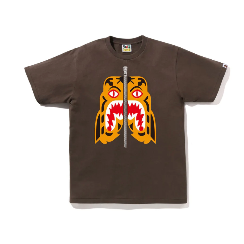 BAPE Tiger Shark Tee (Brown)