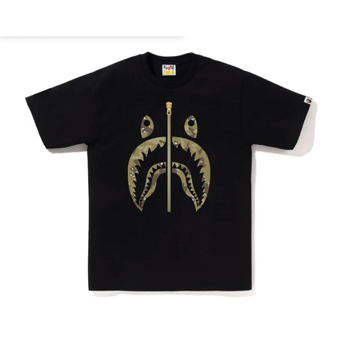 BAPE BITMAP SHARK TEE (Black)