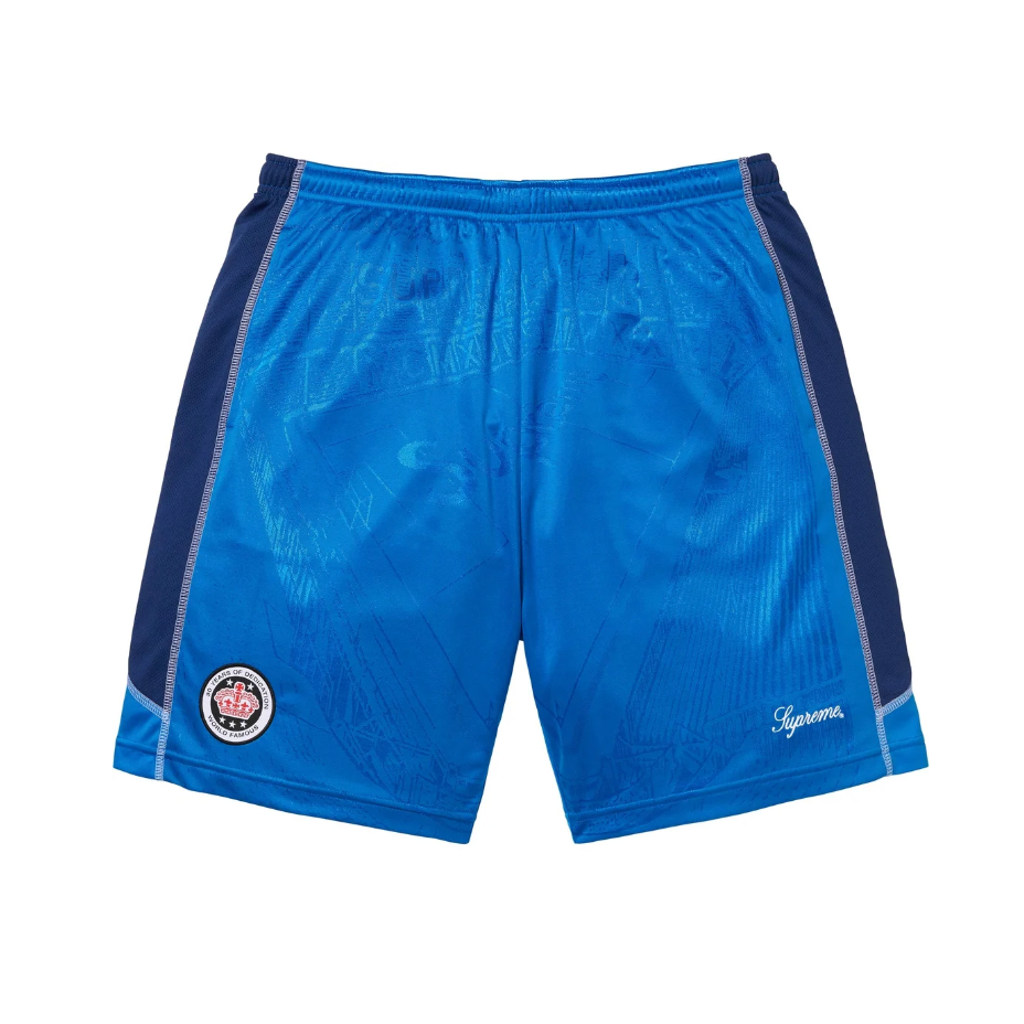 Supreme Jacquard Soccer Short Blue