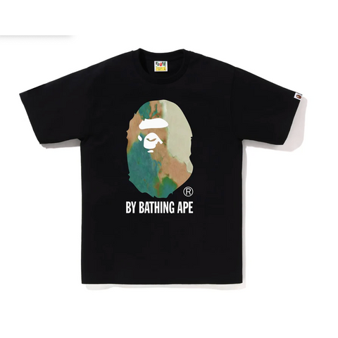 BAPE TIE DYE BY BATHING APE TEE (Black/Green)