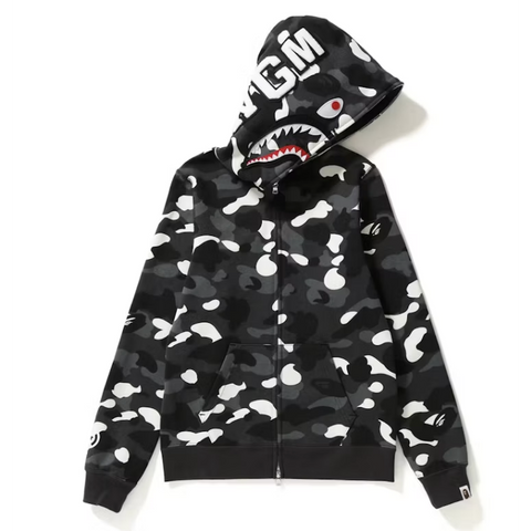 BAPE City Camo Shark WGM Full-Zip Hoodie (FW18)