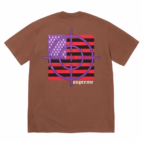 Supreme Target Tee Brown