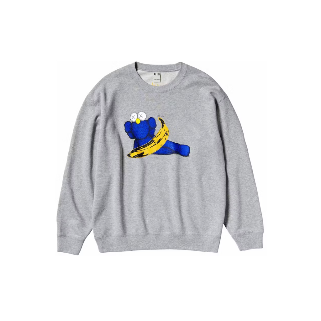 KAWS x Uniqlo Warhol Kids' Graphic Banana Sweatshirt Top