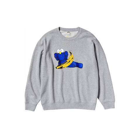 KAWS x Uniqlo Warhol Kids' Graphic Banana Sweatshirt Top