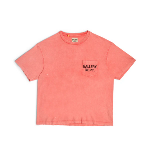 Gallery Dept Vintage Pocket Tee Sun Wash Red
