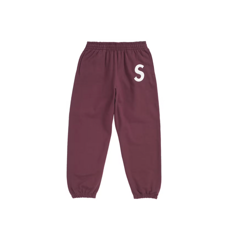 Supreme S Logo Sweatpant (FW24) (Maroon)