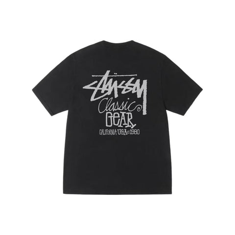 Stussy Classic Gear Pigment Dyed Tee Black