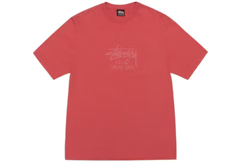Stussy Laguna USA Pigment Dyed Tee Guava