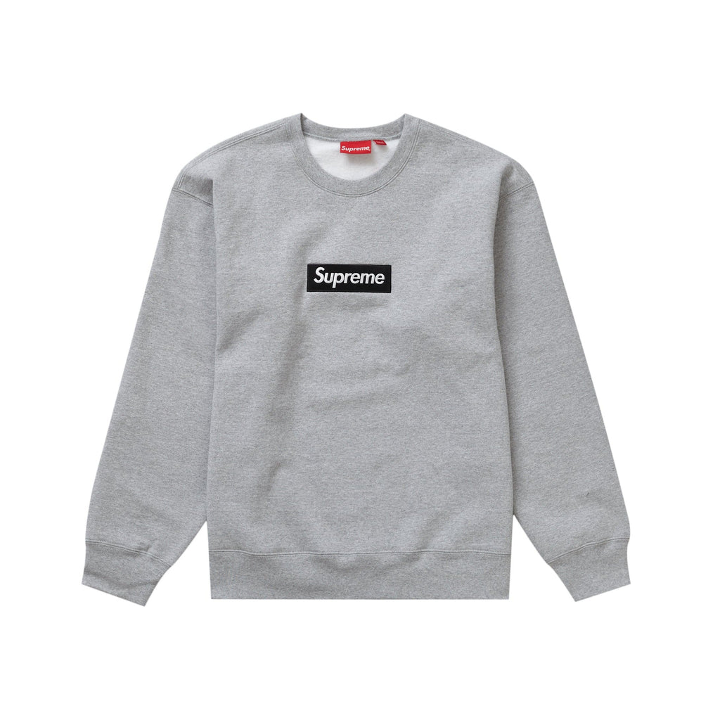 Supreme Box Logo Crewneck (FW22) Heather Grey