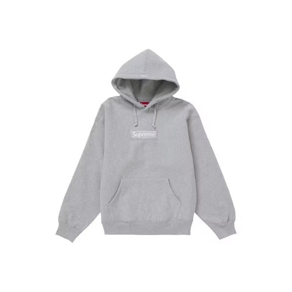 Supreme Box Logo Hooded Sweatshirt Sweatshirt (FW24) Heather Grey