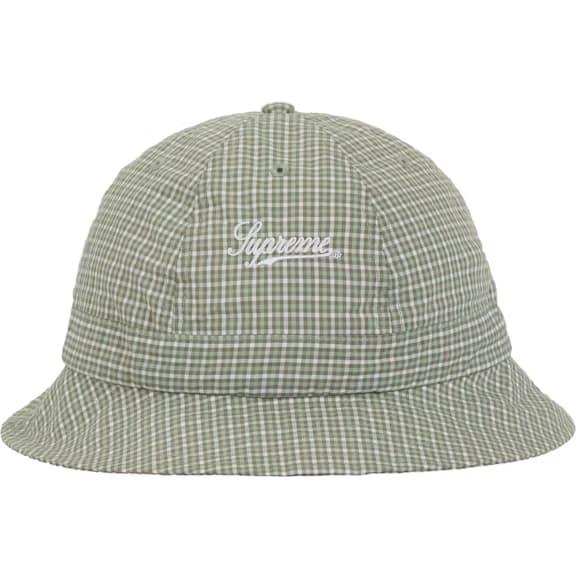 Supreme Cordura Plaid Bell Hat Green