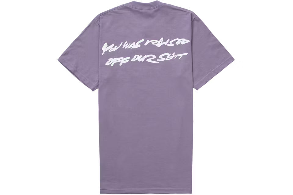 Supreme Futura Box Logo Tee Dusty Purple