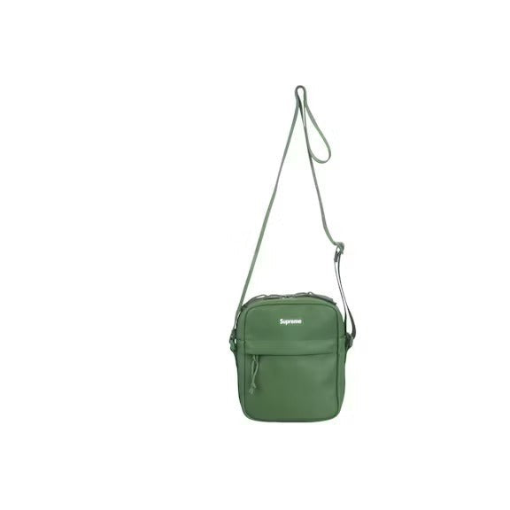 Supreme Leather Shoulder Bag Green