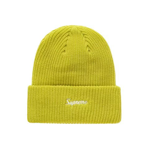 Supreme Loose Gauge Beanie (FW24) Lime