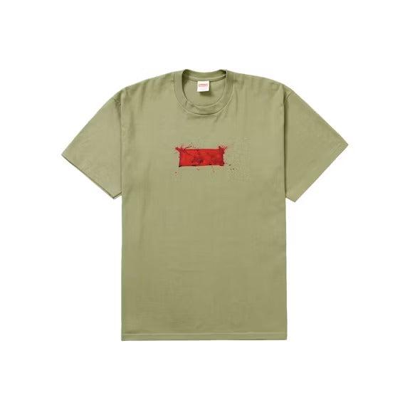 Supreme Ralph Steadman Box Logo Tee Light Olive