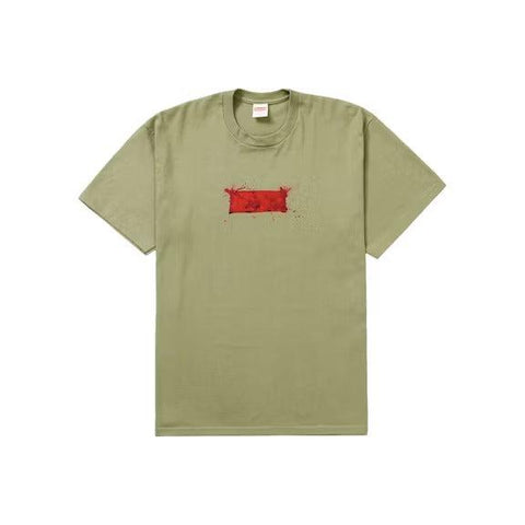 Supreme Ralph Steadman Box Logo Tee Light Olive