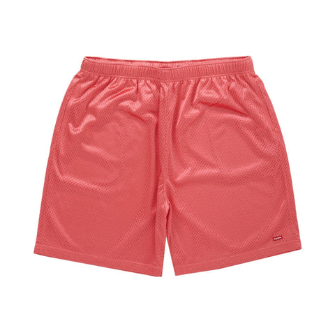 Supreme Small Box Baggy Mesh Short Coral