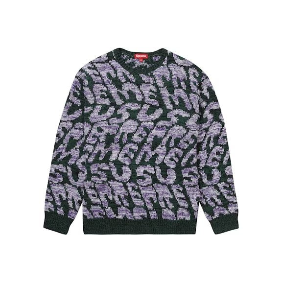 Supreme Stacked Sweater Green