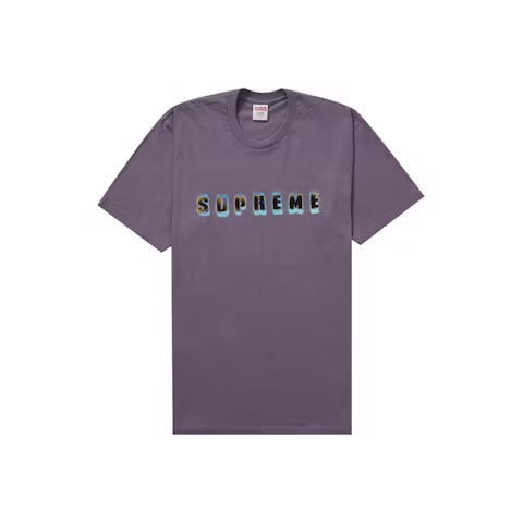 Supreme Stencil Tee Dusty Purple