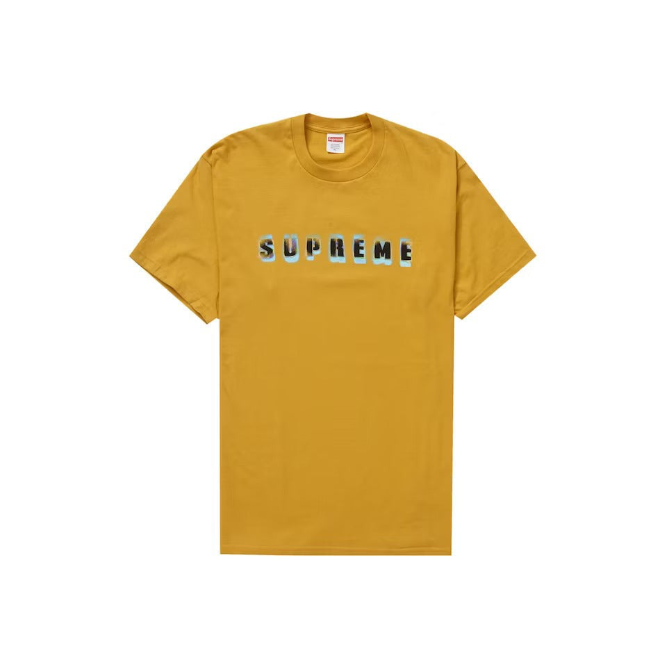 Supreme Stencil Tee Mustard