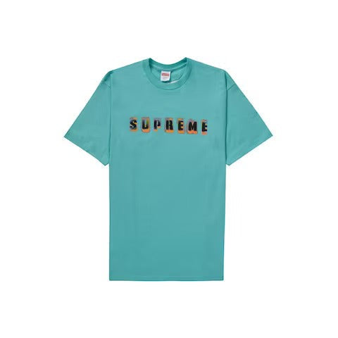 Supreme Stencil Tee Teal