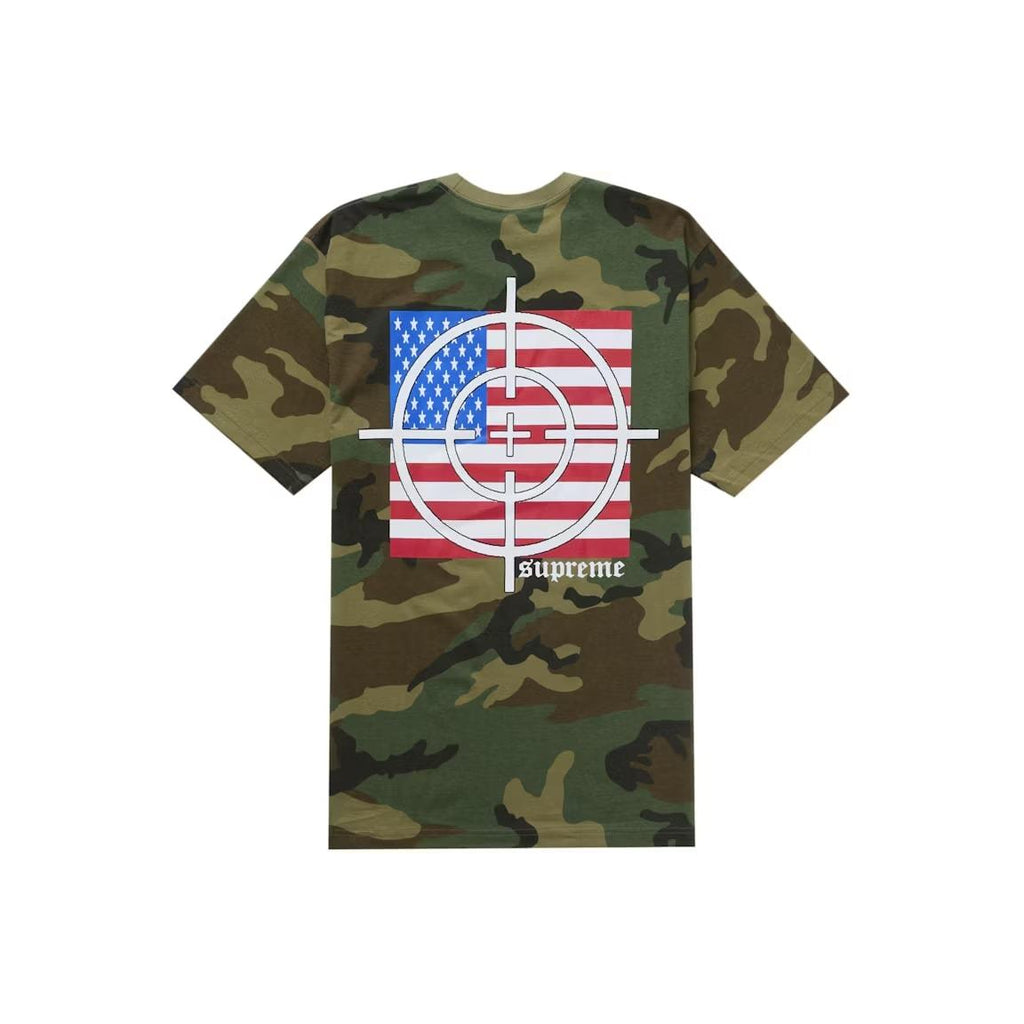 Supreme Target Tee Woodland Camo