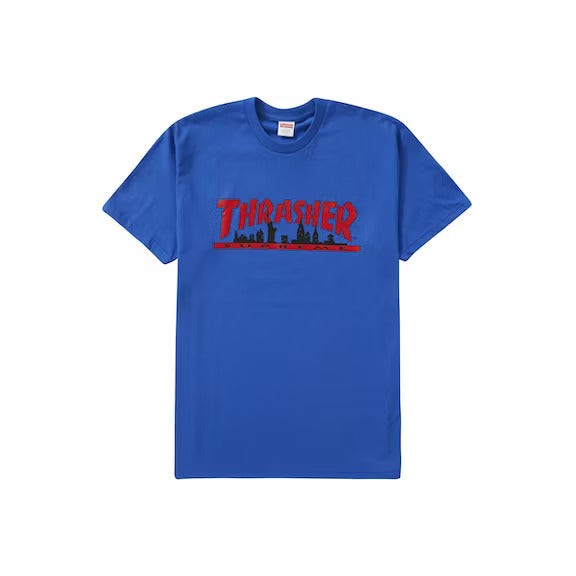 Supreme Thrasher Skyline Tee Royal