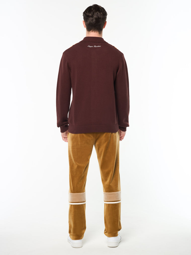Bruni Knit Cardigan- Bitter Chocolate
