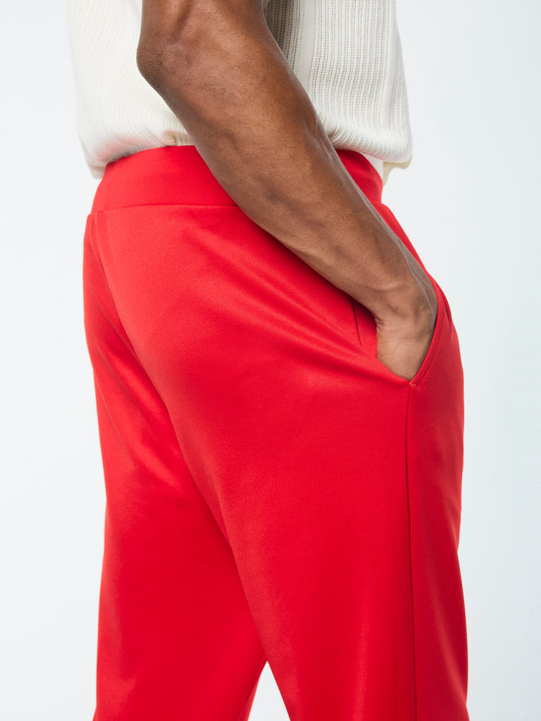 Orion Track Pant- Adrenaline Rush/ White