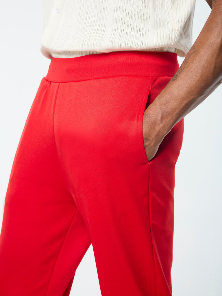 Orion Track Pant- Adrenaline Rush/ White