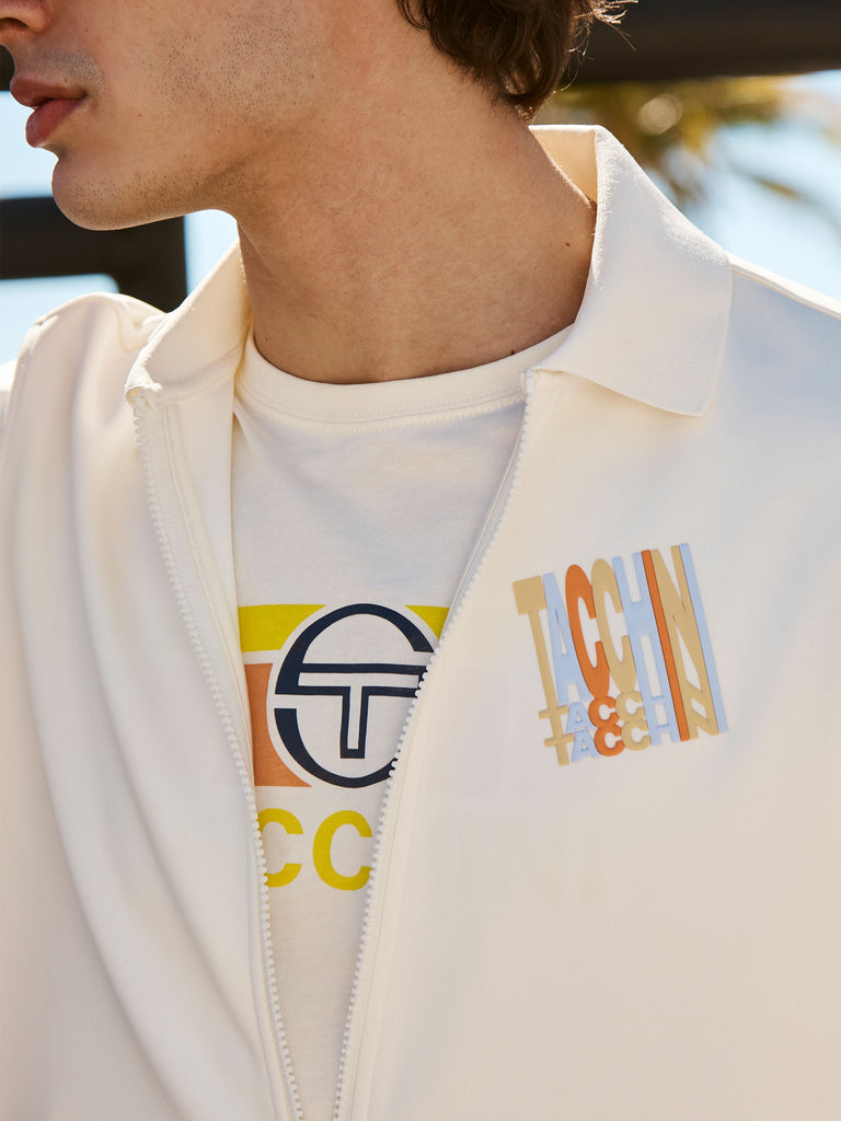 Urso Short Sleeve Track Jacket- Gardenia