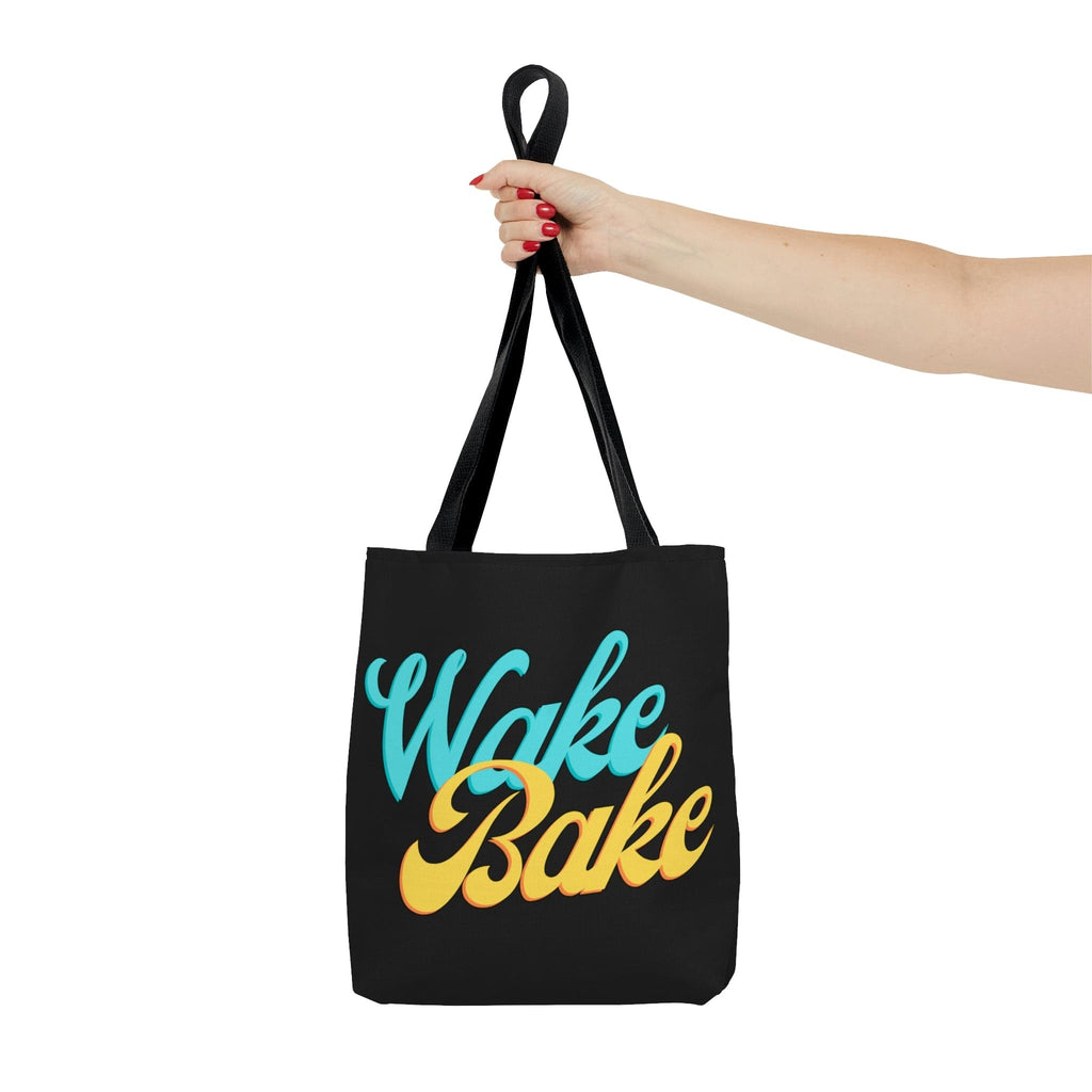 Wake & Bake Black Tote Bag