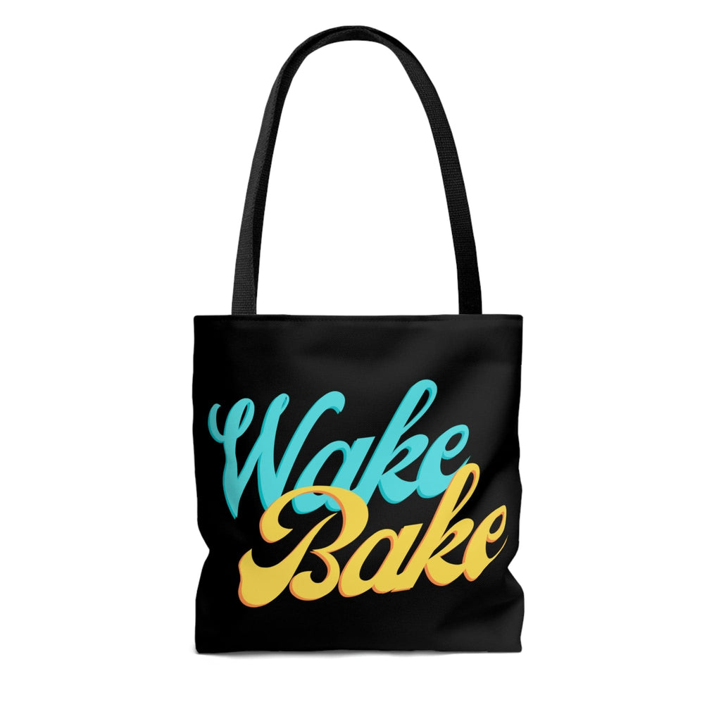 Wake & Bake Black Tote Bag