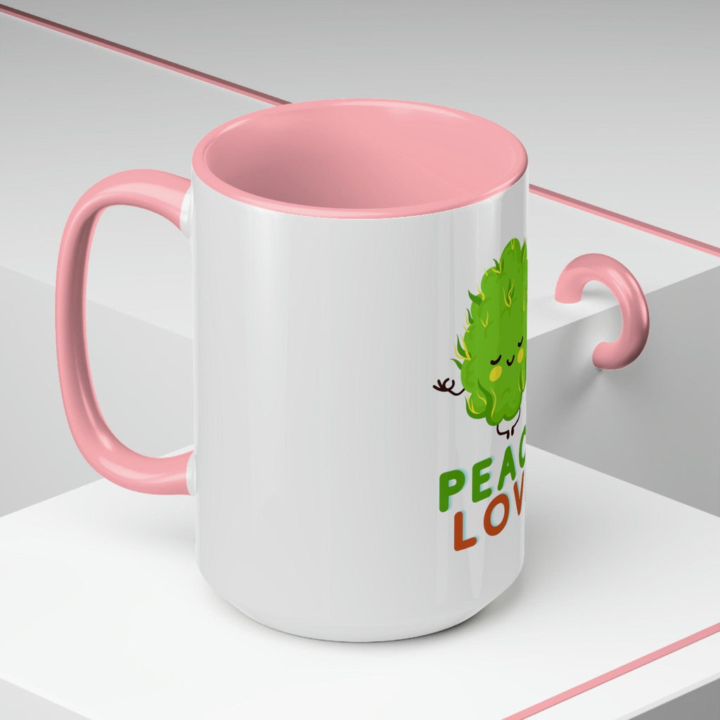 Cannabis, Peace and Love Coffee Mug