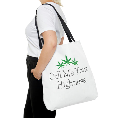 Call Me Your Highness Green Leaf Tote Bag