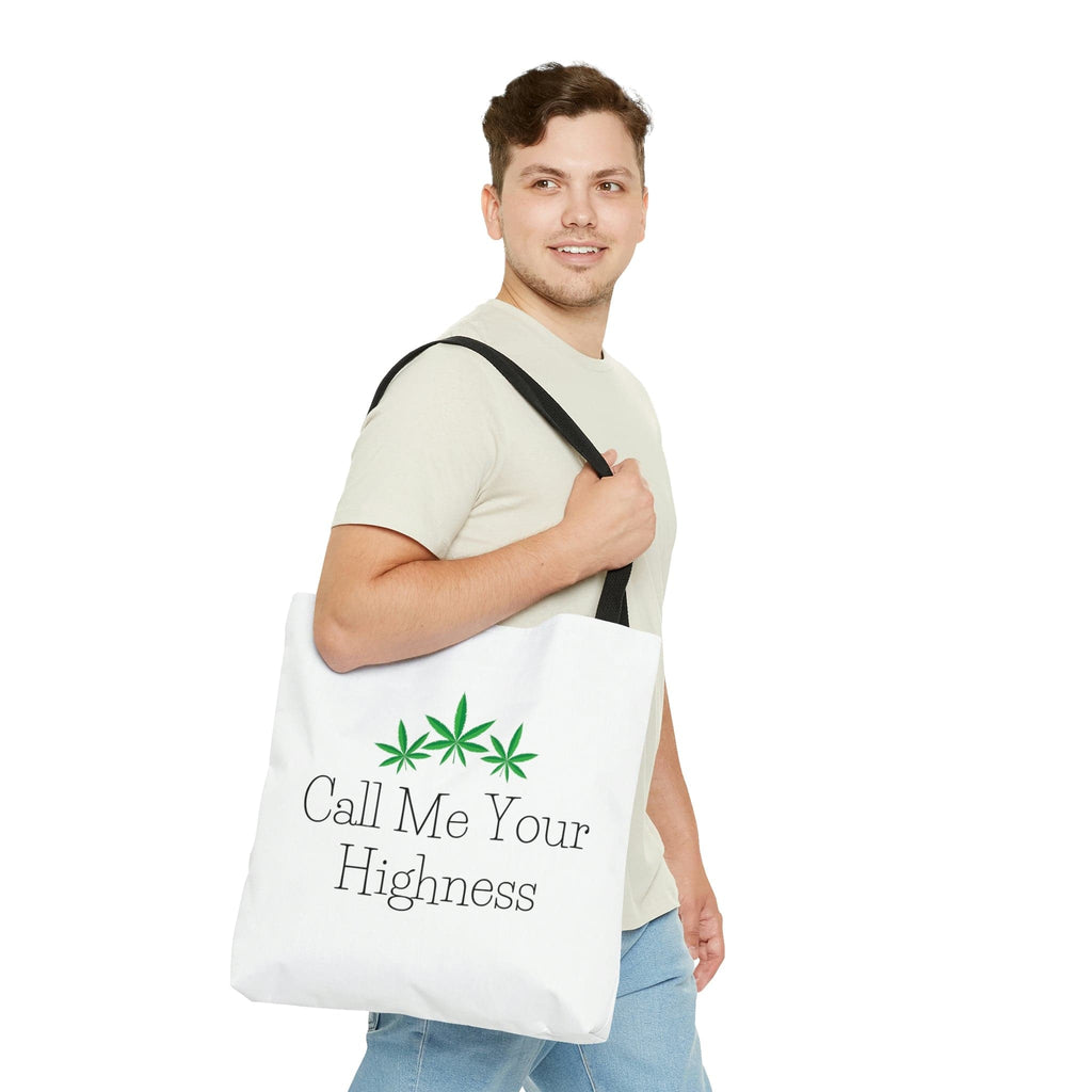 Call Me Your Highness Green Leaf Tote Bag