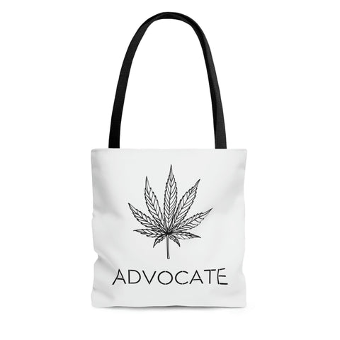 Marijuana Advocate Squared Tote Bag