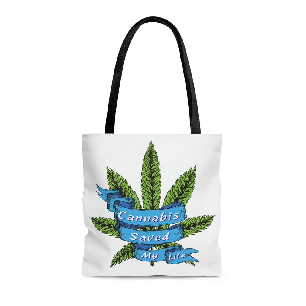 Cannabis Saved My Life Shopping Tote Bag