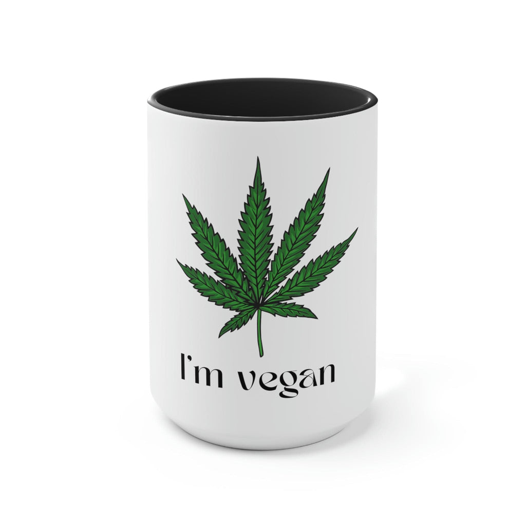 I'm Vegan Pot Leaf Coffee Mug