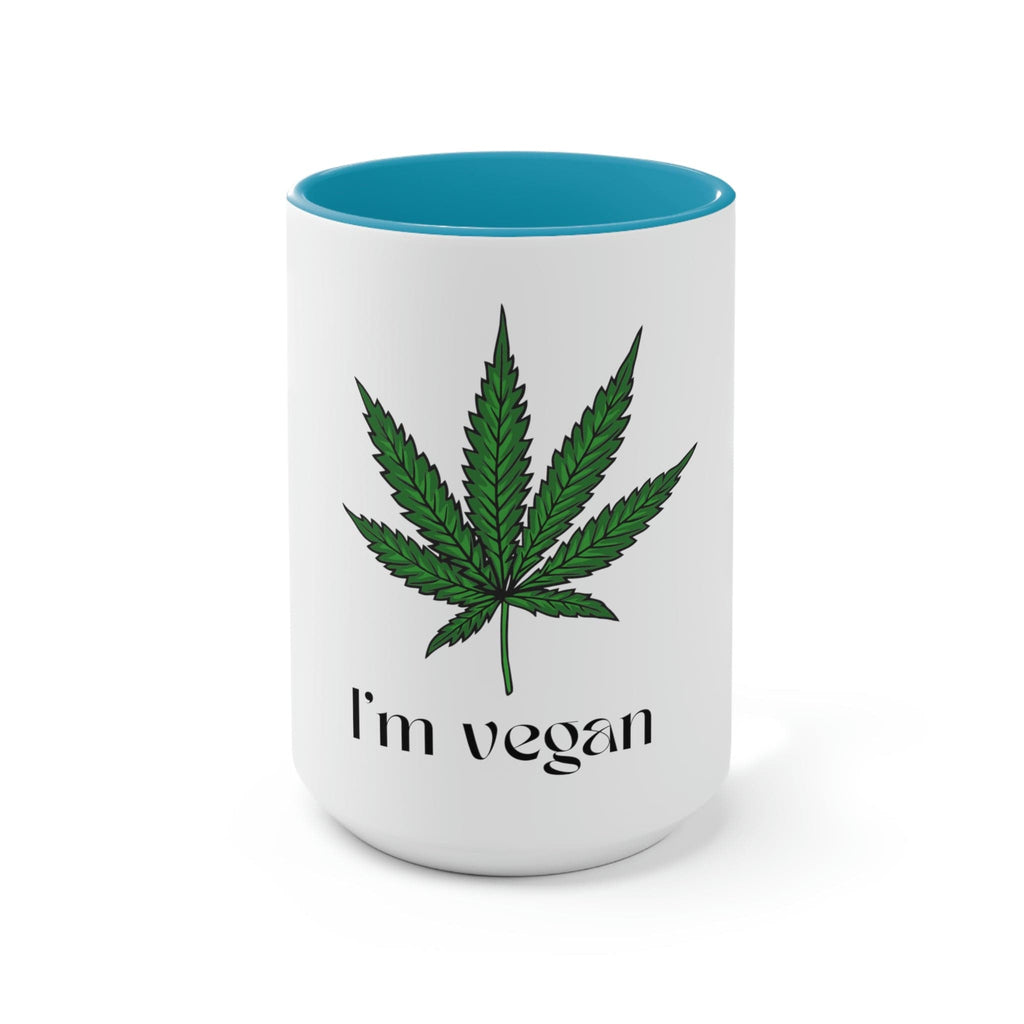 I'm Vegan Pot Leaf Coffee Mug