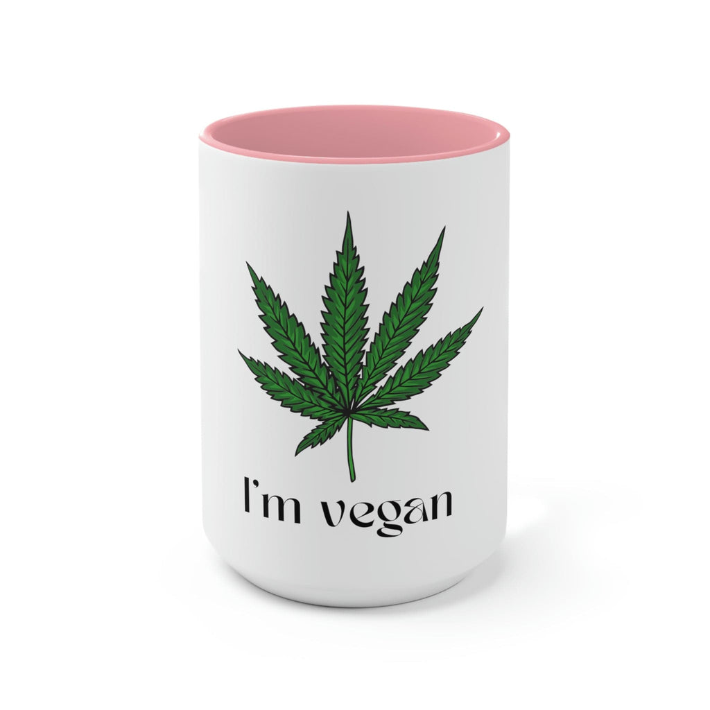 I'm Vegan Pot Leaf Coffee Mug
