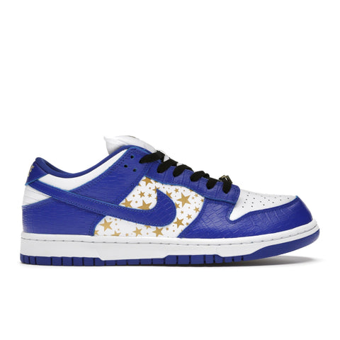 Nike SB Dunk Low Supreme Stars "Hyper Royal"