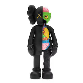 Kaws Companion Flayed Open Edition Black Vinyl Figure