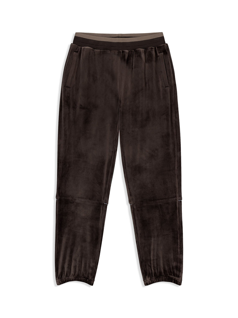 Leta Velour Pant- Mulch