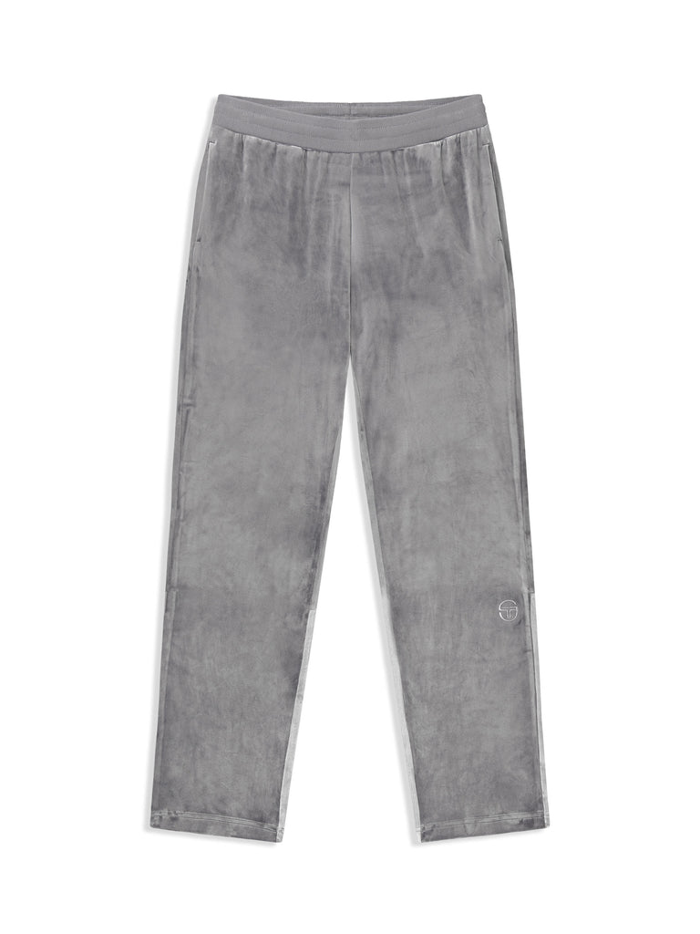 Lina Velour Track Pant- Quiet Shade