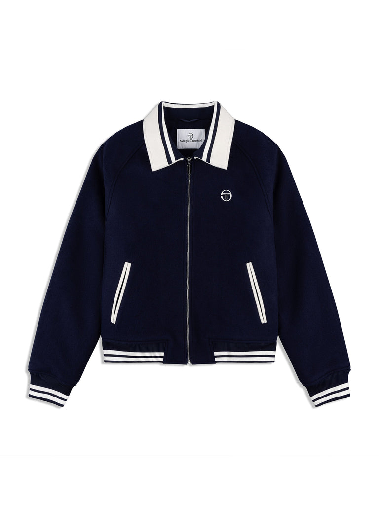 Marco Varsity Jacket- Maritime Blue