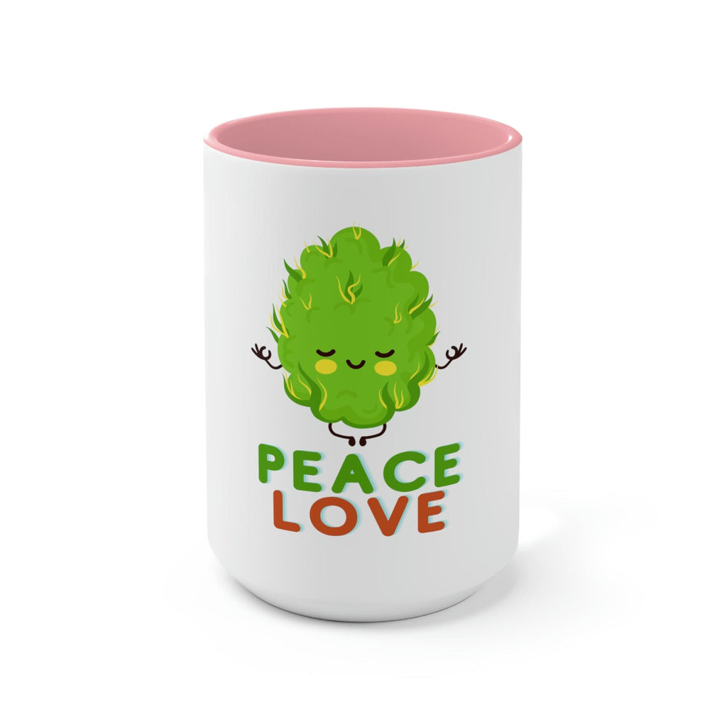 Cannabis, Peace and Love Coffee Mug